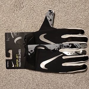 Boys Football Nike Vapor Jet Youth Gloves Size Large